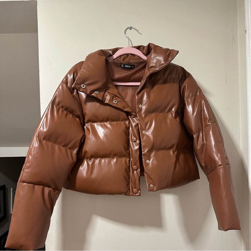 Brown leather Jacket